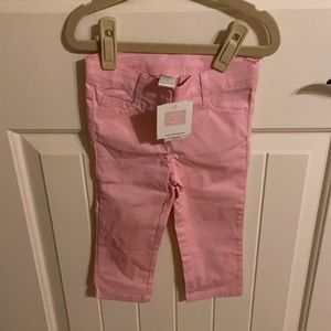 NWT Janie and Jack pink twill pants size 2T